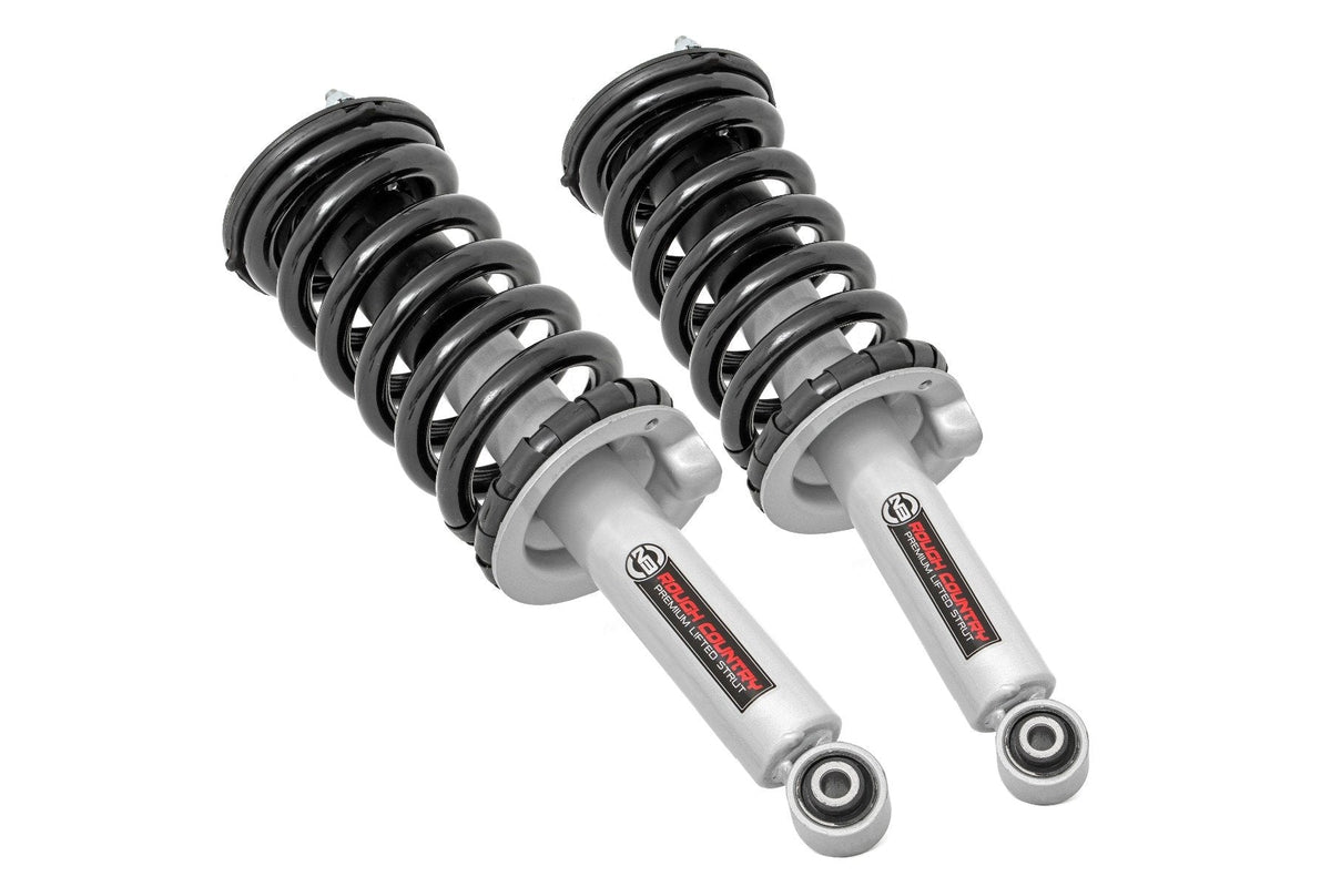 Rough Country Loaded Strut Pair 6 Inch Fits Nissan Titan 4WD (2004-2015) 501014