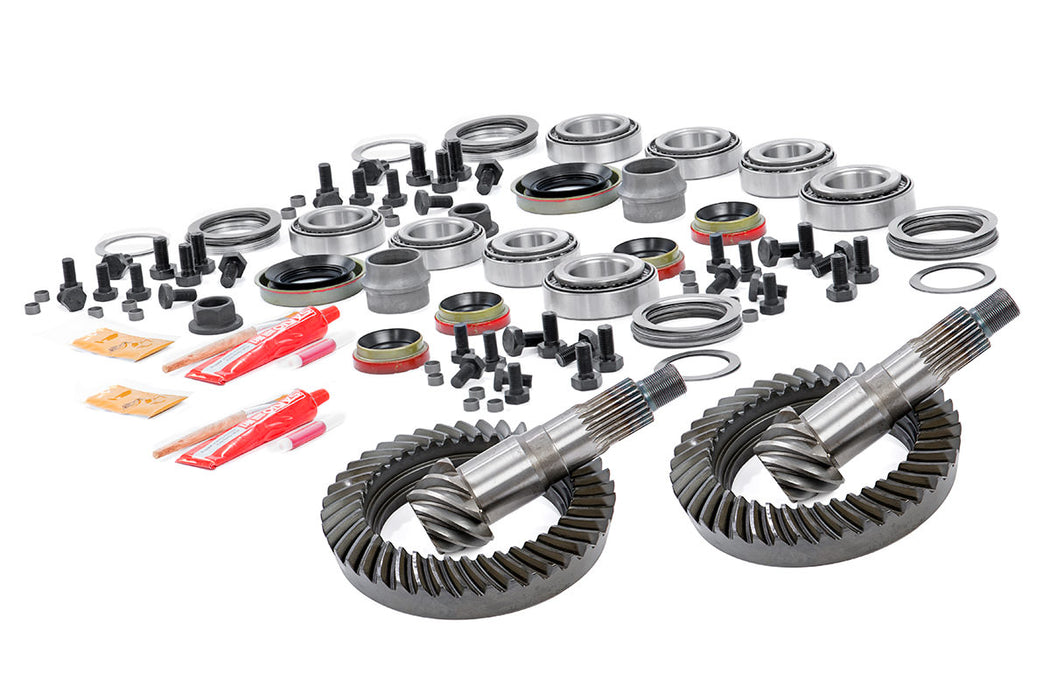 Rough Country Front D30 And Rear D35 4.56 Gear Set W/ Install Kits (00-01 Cherokee Xj) 113035456