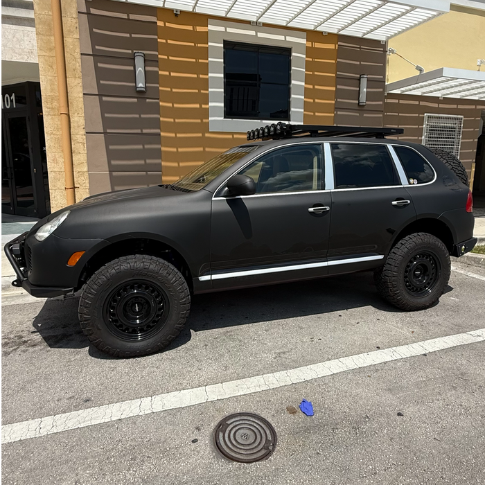 FOX Coilover Suspension Upgrade for Porsche Cayenne 955 957 by Roco4x4