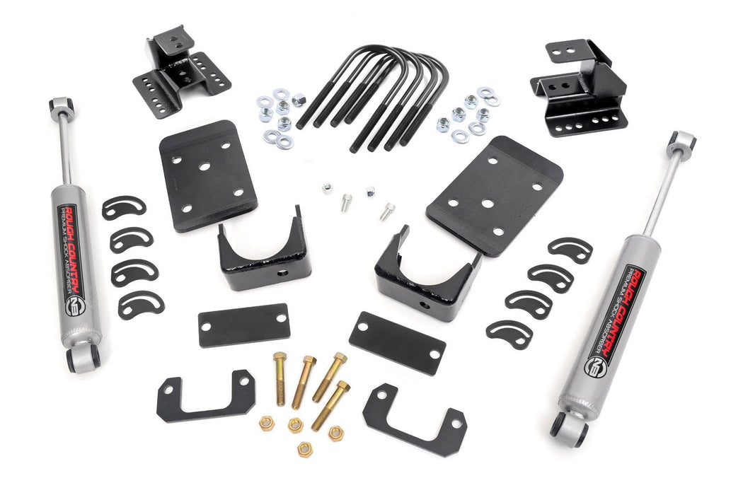 Rough Country Lowering Kit Str Drop 2"Fr 4"Rr Chevy/Gmc 1500 (07-15) 72330