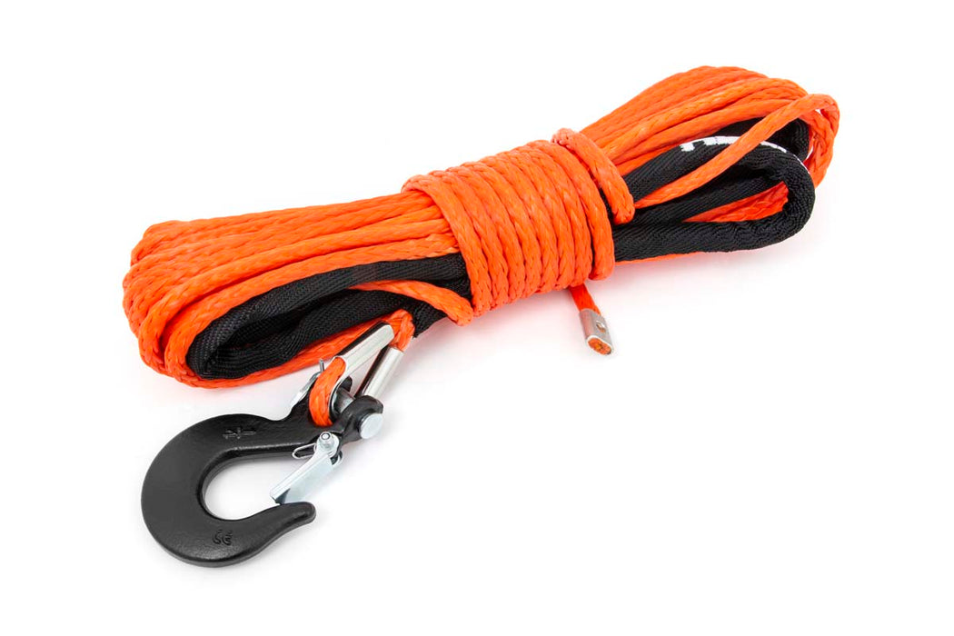 Rough Country Synthetic Rope 1/4 Inch 50 Ft Orange RS143