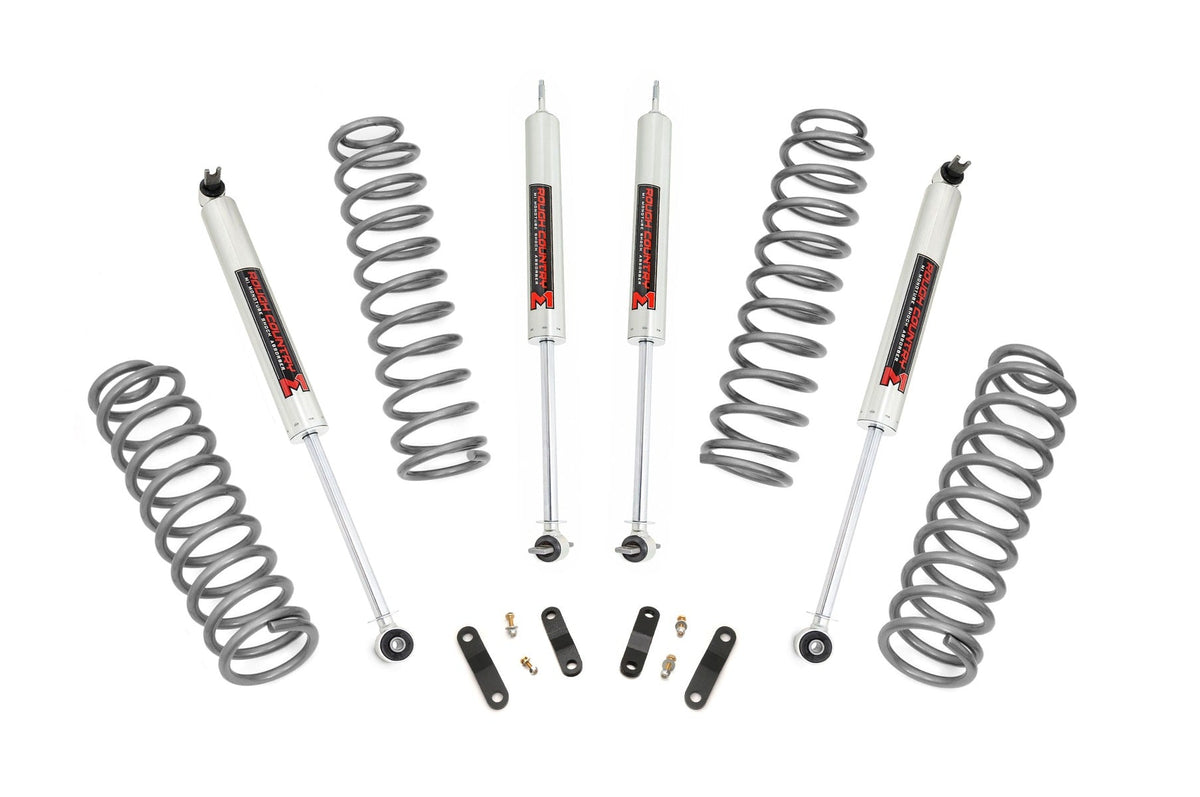 Rough Country 2.5 Inch Lift Kit Coils M1 Fits Jeep Wrangler Jk 4WD (2007-2018) 67840