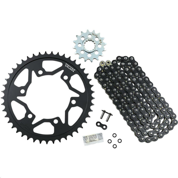 Vortex Ck6453 Wss Warranty Chain And Sprocket Kit, Black Fits Yamaha Xsr 900,Mt-0 CK6453