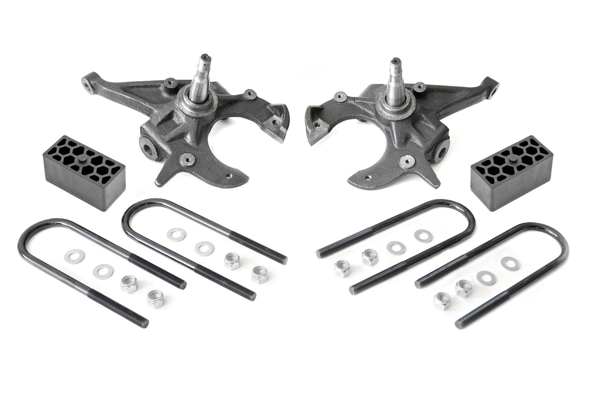 Rough Country Lowering Kit 2 Inch Fr 2.5 Inch Rr Fits Chevy/GMC S10 Truck (82-03)/Sonoma (91-03) 724