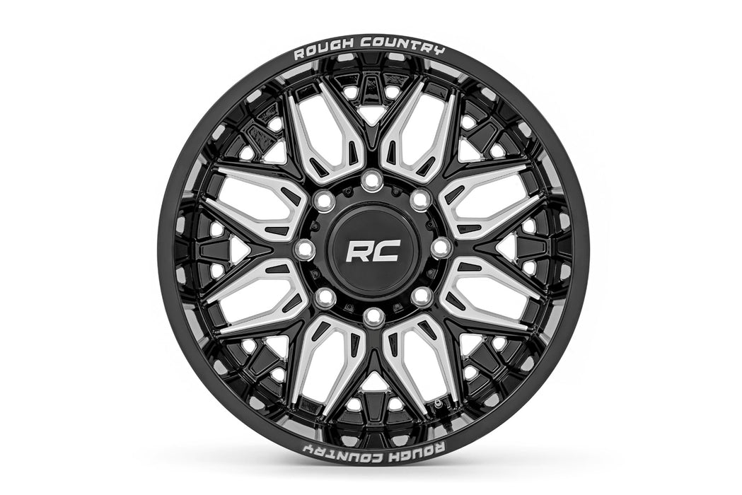 Rough Country 86 Series Wheel One-Piece Gloss Black 20X10 8X6.519Mm 86201010