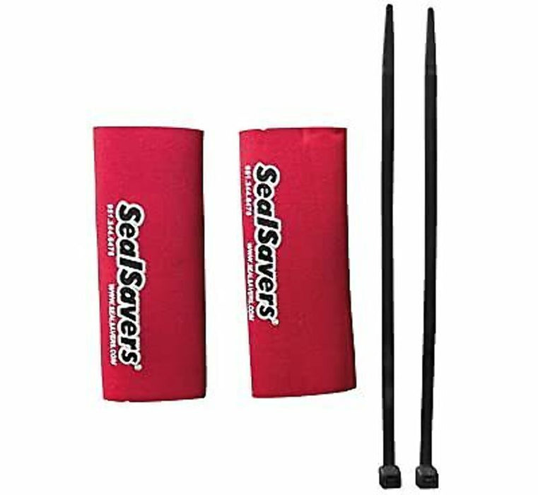 SealSavers® Ultimate Fork Seal Protection 1-3/4" Short Red Suspension SS134R