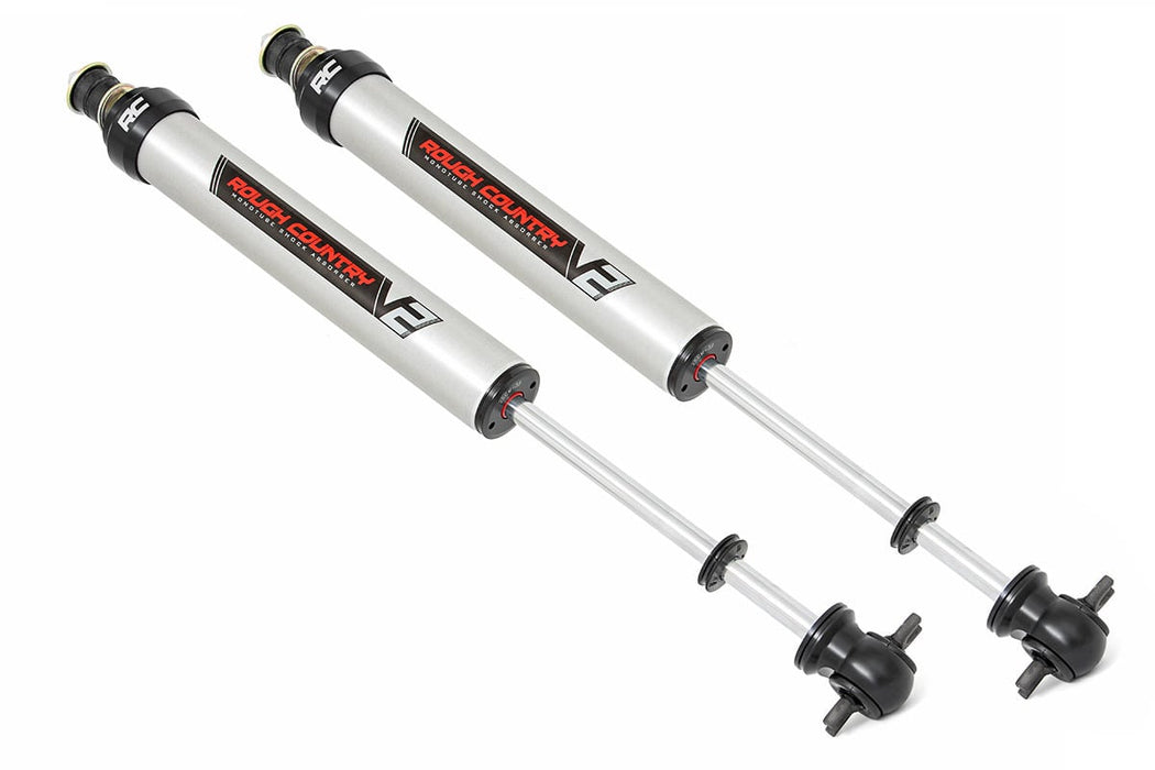 Rough Country V2 Front Shocks 5-6.5" compatible with Jeep Cherokee Xj (84-01)/Wrangler Tj (97-06) 760743_F