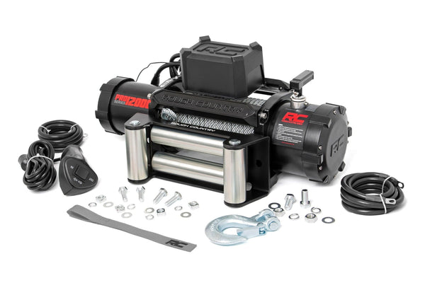 Rough Country 12000-Lb Pro Series Winch Steel Cable PRO12000