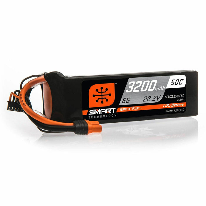Spektrum 22.2V 3200mAh 6S 50C Fits Smart LiPo Battery w/ IC5 Connector