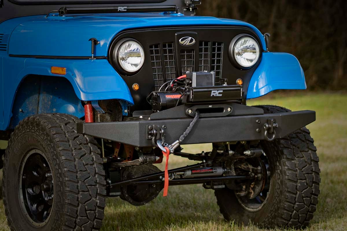 Rough Country Winch Plate Pro12000 Mahindra Roxor 4WD (2018-2021) Fits Mahindra ROXOR, Mahindra ROXOR A/T & more (2018-2022) 92074