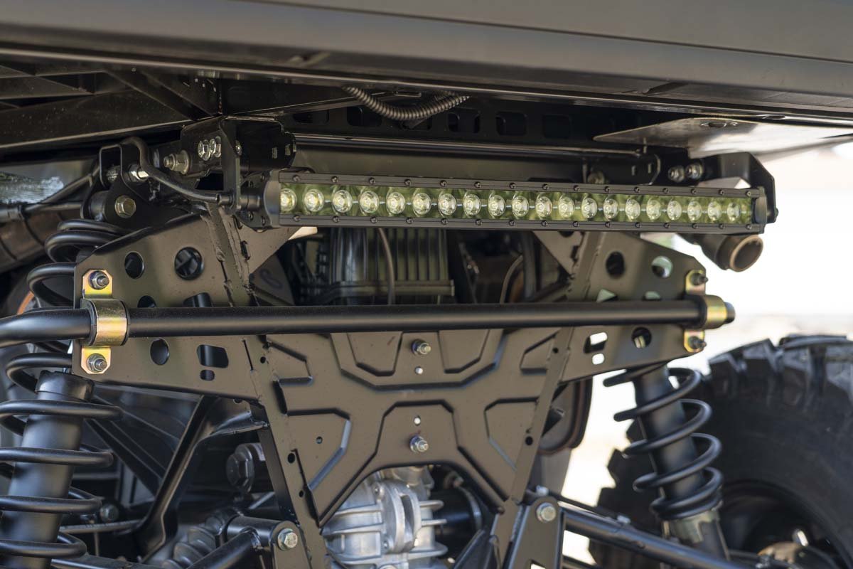 Rough Country Led Light Under Bed Mount 20" Black Single Row Fits Polaris Ranger Crew XP 1000, Polaris Ranger XP 1000 & more (2017-2026) 93016