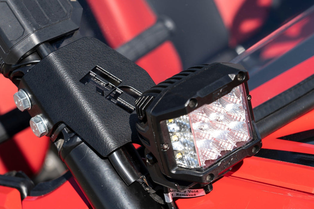 LED Light | Cage Mount | 2" Chrome Pair | Wide Angle | Honda Talon (19-21)