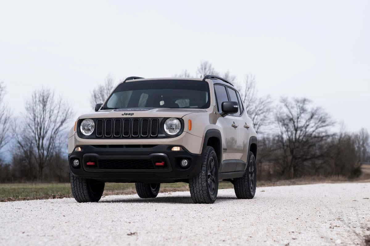 Rough Country 2 Inch Lift Kit Fits Jeep Compass (17-23)/Renegade (14-23) 2WD/4WD 62100