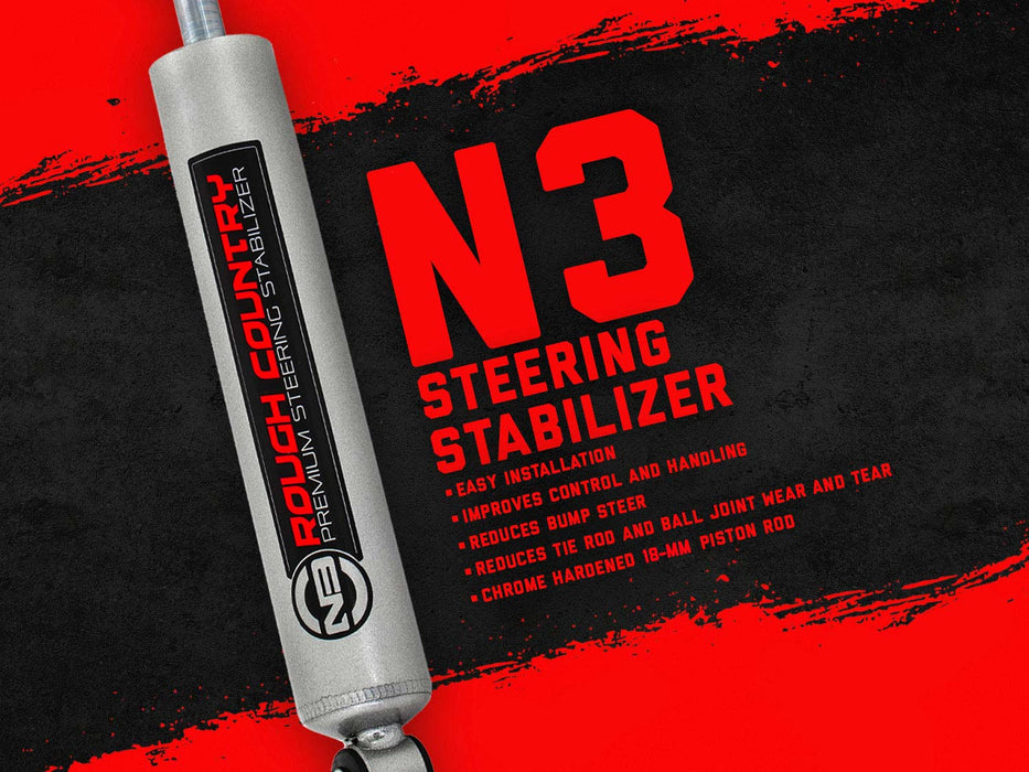 Rough Country N3 Steering Stabilizer Chevy/Gmc S10 Blazer/S10 Truck/S15 Jimmy/Sonoma (82-04) 8732430