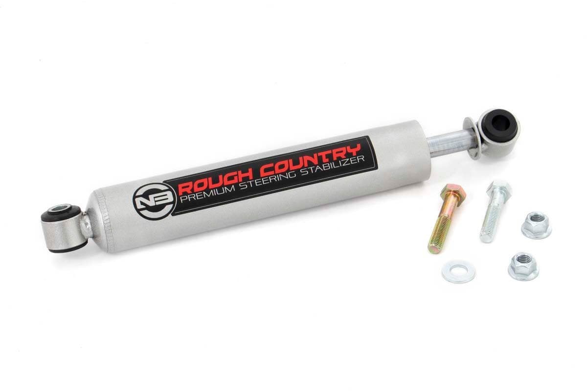 Rough Country N3 Steering Stabilizer Diesel Fits Nissan Titan Xd 2WD/4WD (16-23) 8736830