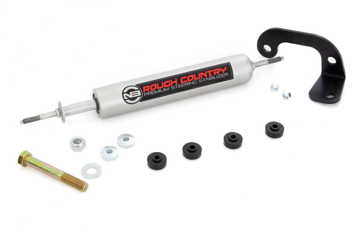 Rough Country Fits GM N3 Steering Stabilizer 4-6 Inch Lift Chevy/GMC Suv 1500/Yukon (92-99) 8737130_A