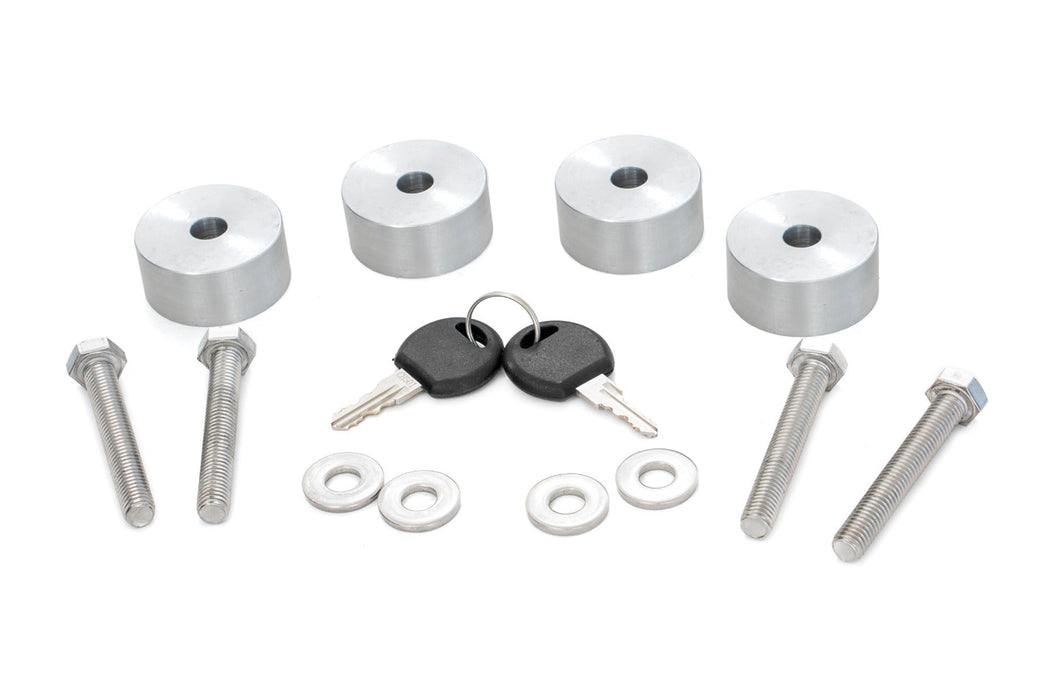 Rough Country Storage Box Metal Slide Out Lockable Drawer compatible with Jeep Wrangler Jl (18-23) 99030