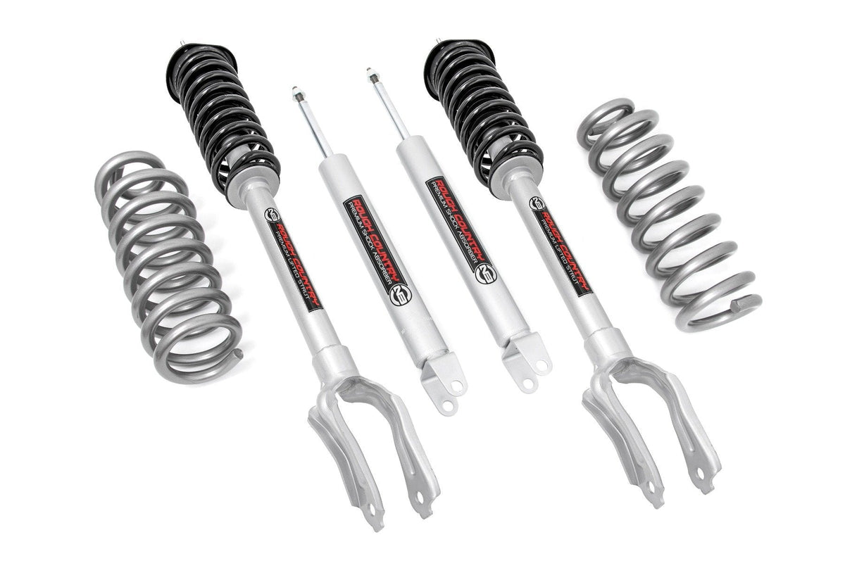 Rough Country 2.5 Inch Lift Kit N3 Struts Fits Jeep Grand Cherokee 4WD (2011-2015) 91130