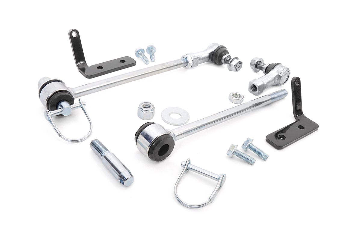 Rough Country Quick Disconnect Sway Links 2.5 Inch Lift Fits Jeep Wrangler Jk (07-18) 1029