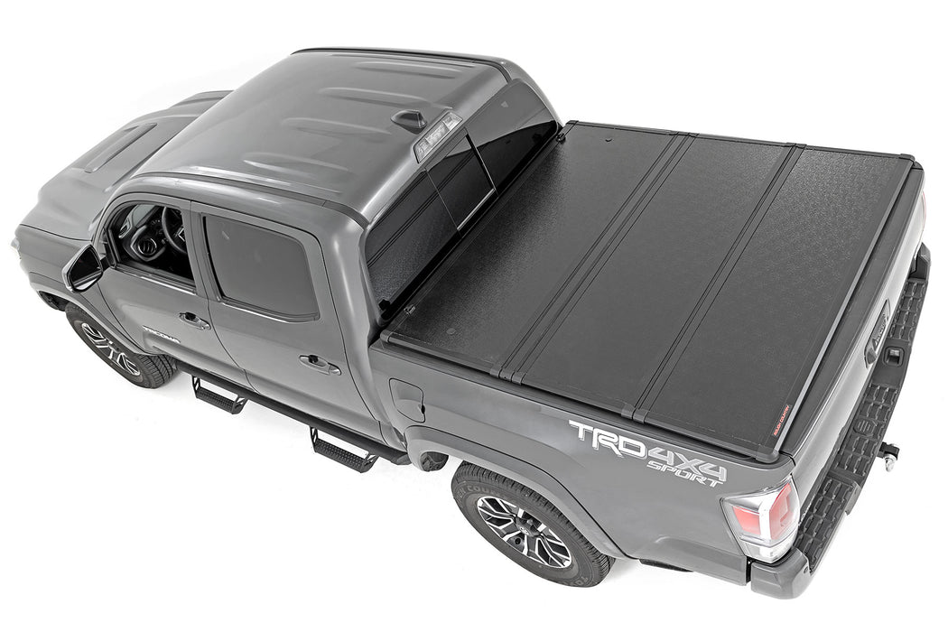 Rough Country Hard Folding Bed Cover 5' Bed Toyota Tacoma 2WD/4WD (16-23)