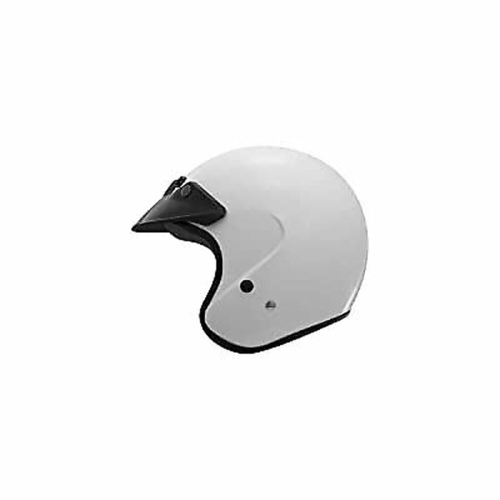 THH Helmets T-381 Adult Street Motorcycle Helmet - White/Large