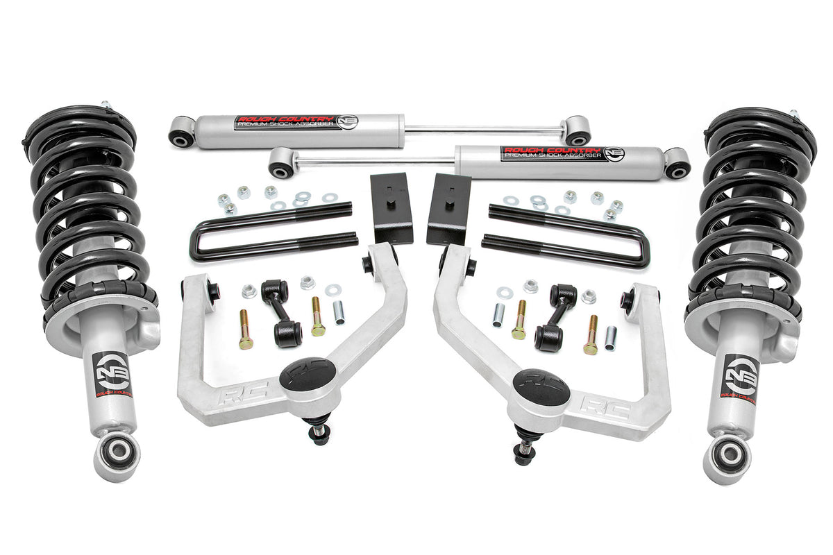 Rough Country 3 Inch Lift Kit N3 Struts & Shocks Fits Nissan Titan 4WD (2017-2023) 83431
