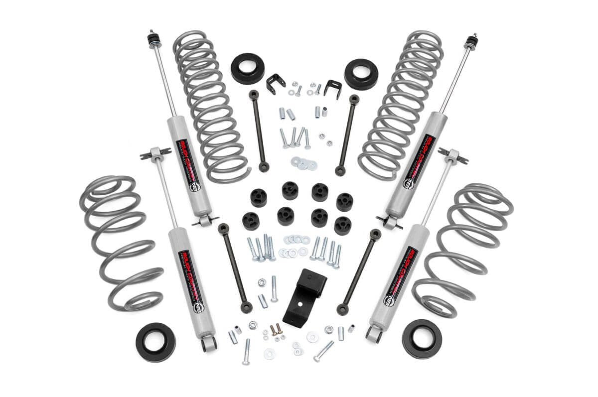 Rough Country 3.25 Inch Lift Kit 6 Cyl Fits Jeep Wrangler Tj 4WD (1997-2002) 642.20