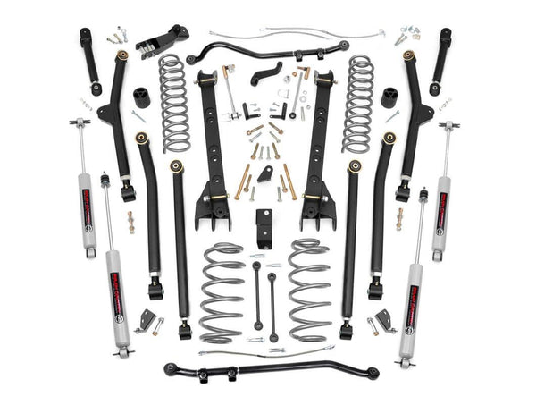 Rough Country 6 Inch Lift Kit Long Arm Fits Jeep Wrangler Tj 4WD (2004-2006) 63122
