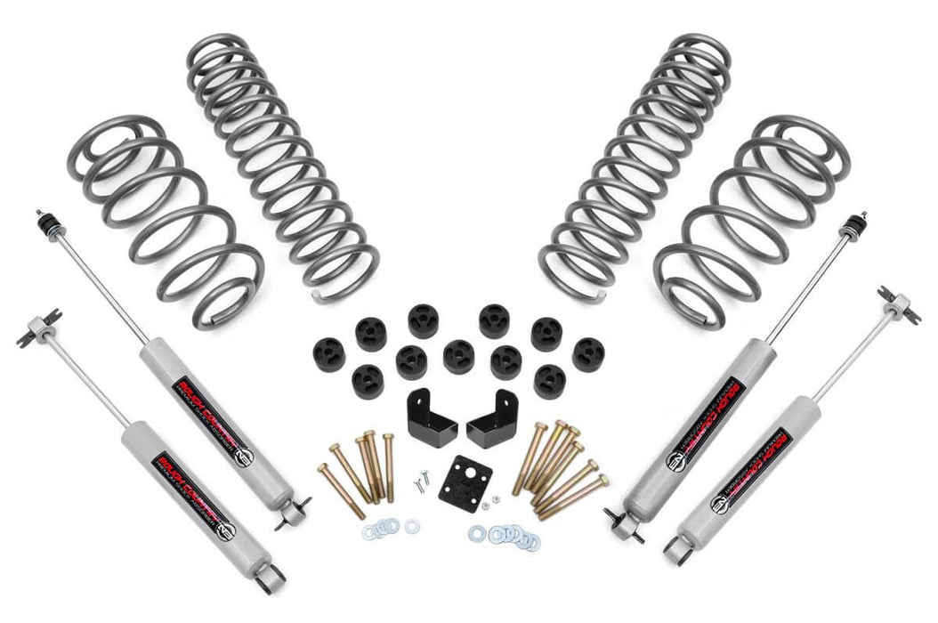 Rough Country 3.75 Inch Lift Kit Combo 4 Cyl N3 Jeep Wrangler Tj (97-06) 646.20