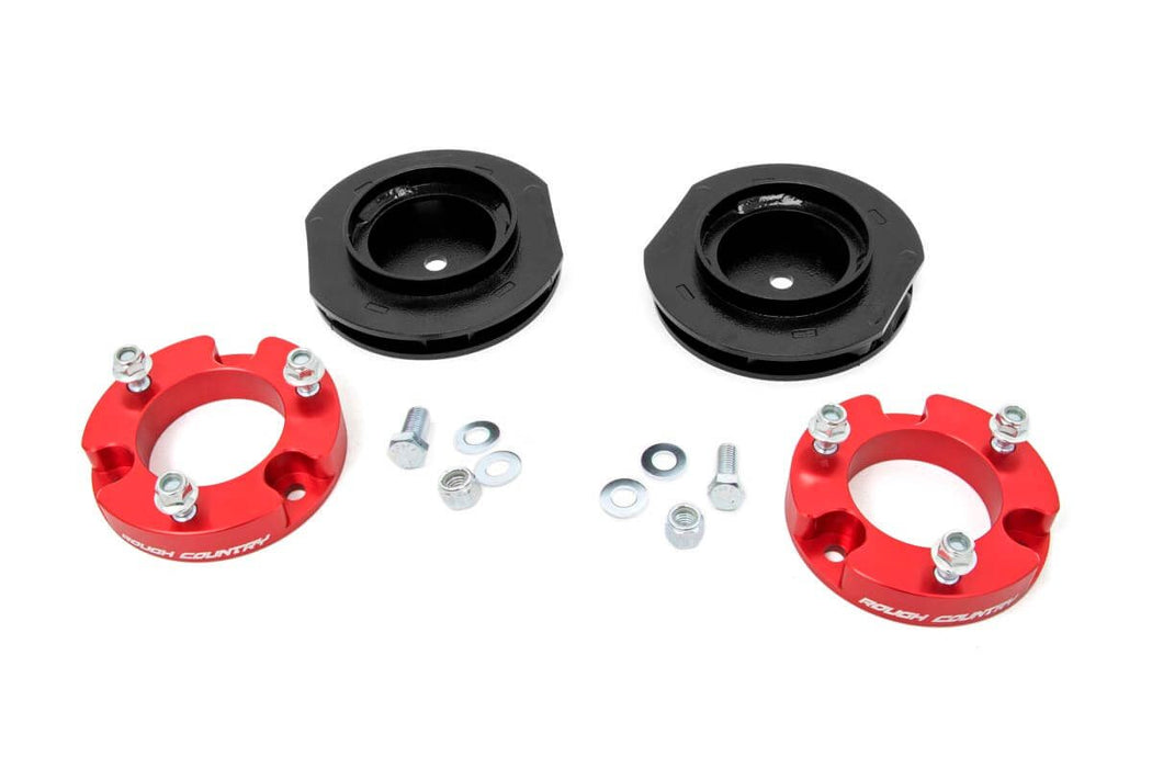 Rough Country 2 Inch Lift Kit Red Spacers Toyota 4Runner 4WD (2003-2009)
