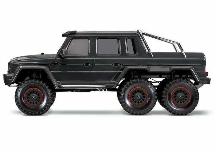 Traxxas Trx-6 Scale And Trail Crawler With Mercedes-Benz G 63 Amg Body: 6X6 Electric Trail Truck With Tqi Link Enabled 2.4Ghz Radio System 88096-4-BLK