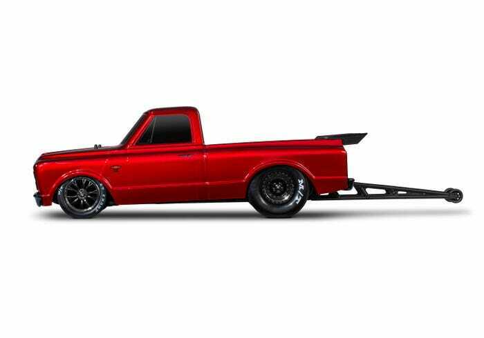 Traxxas 94076-4-RED Drag Slash Chevrolet C10 Pickup Truck