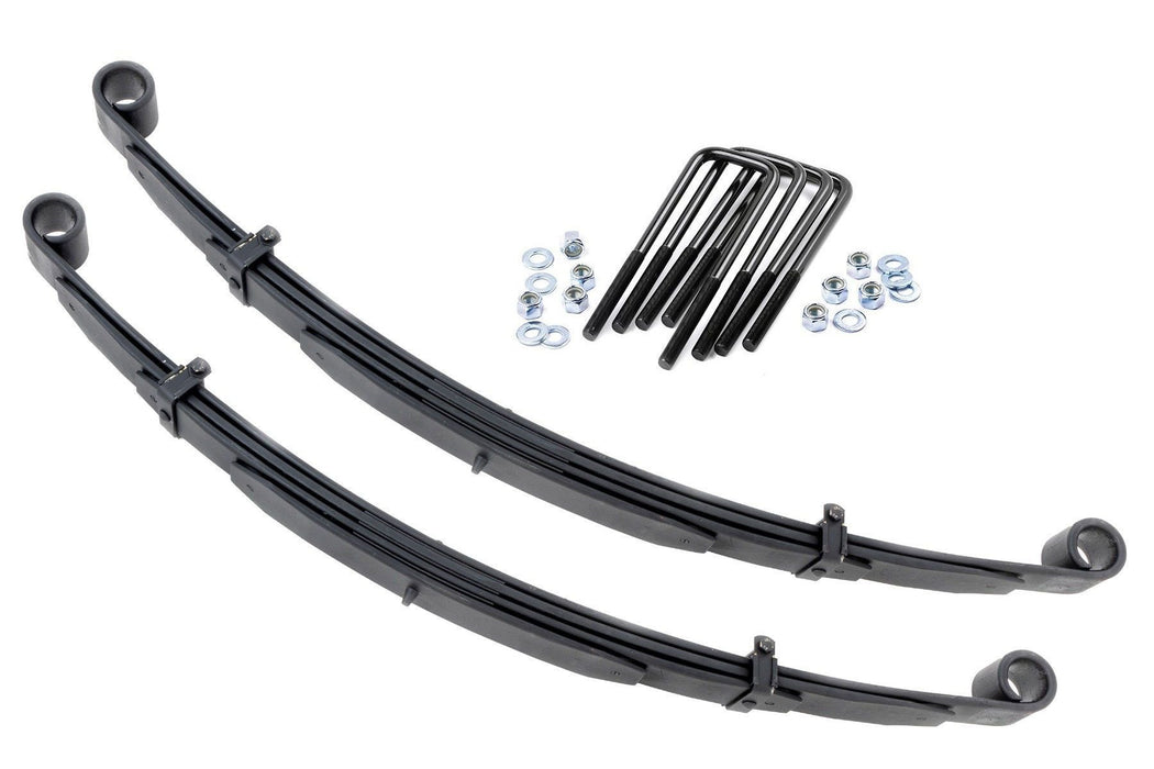 Rough Country Front Leaf Springs 4" Lift Pair Ford F-250 4Wd (1980-1997) 8044Kit