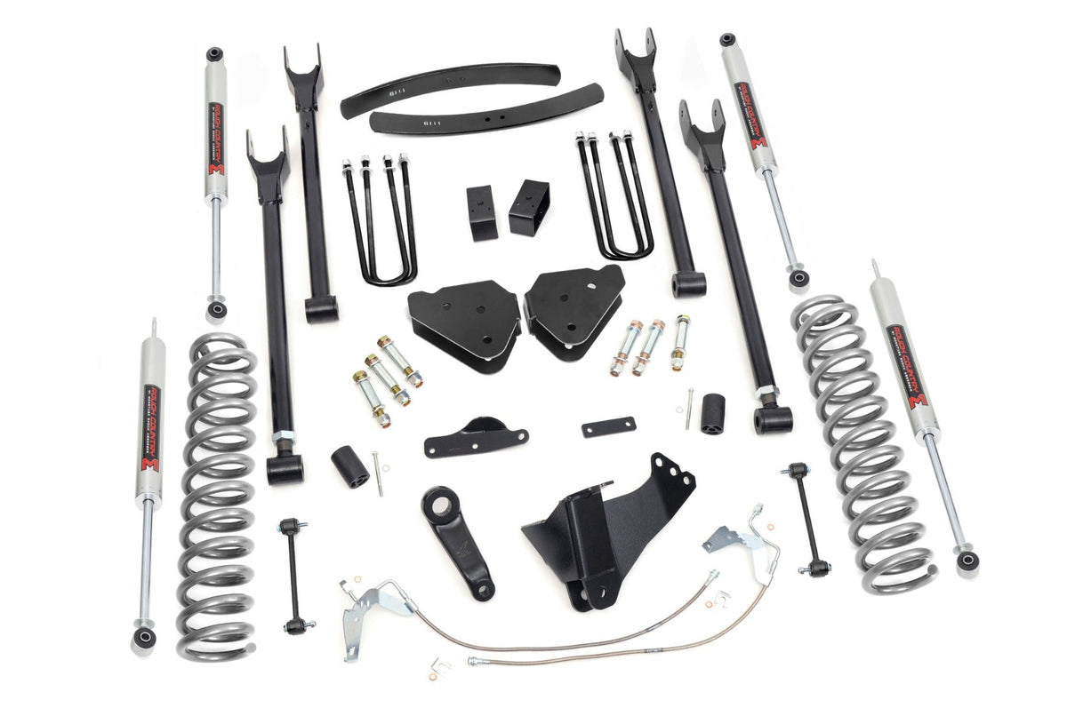 Rough Country 6 Inch Lift Kit Diesel 4 Link M1 Fits Ford F-250/F-350 Super Duty (08-10) 58440