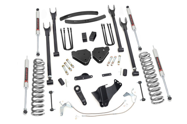Rough Country 6 Inch Lift Kit Gas 4 Link M1 Fits Ford F-250/F-350 Super Duty (08-10) 58840