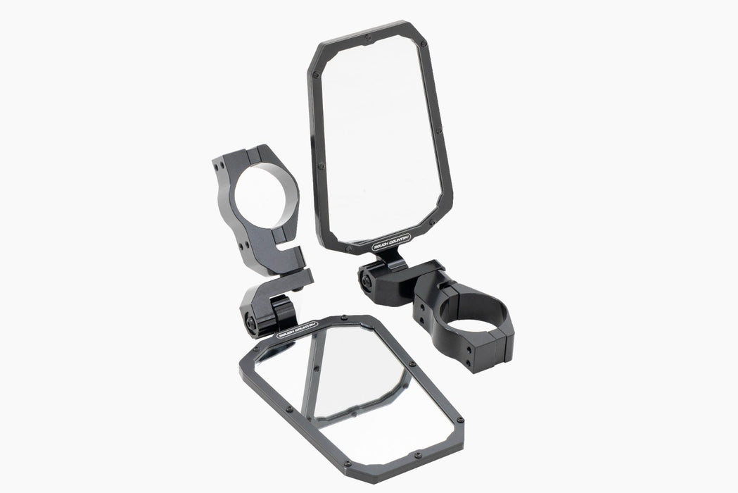 Rough Country Utv Aluminum Side View Mirrors Horizontal 99209