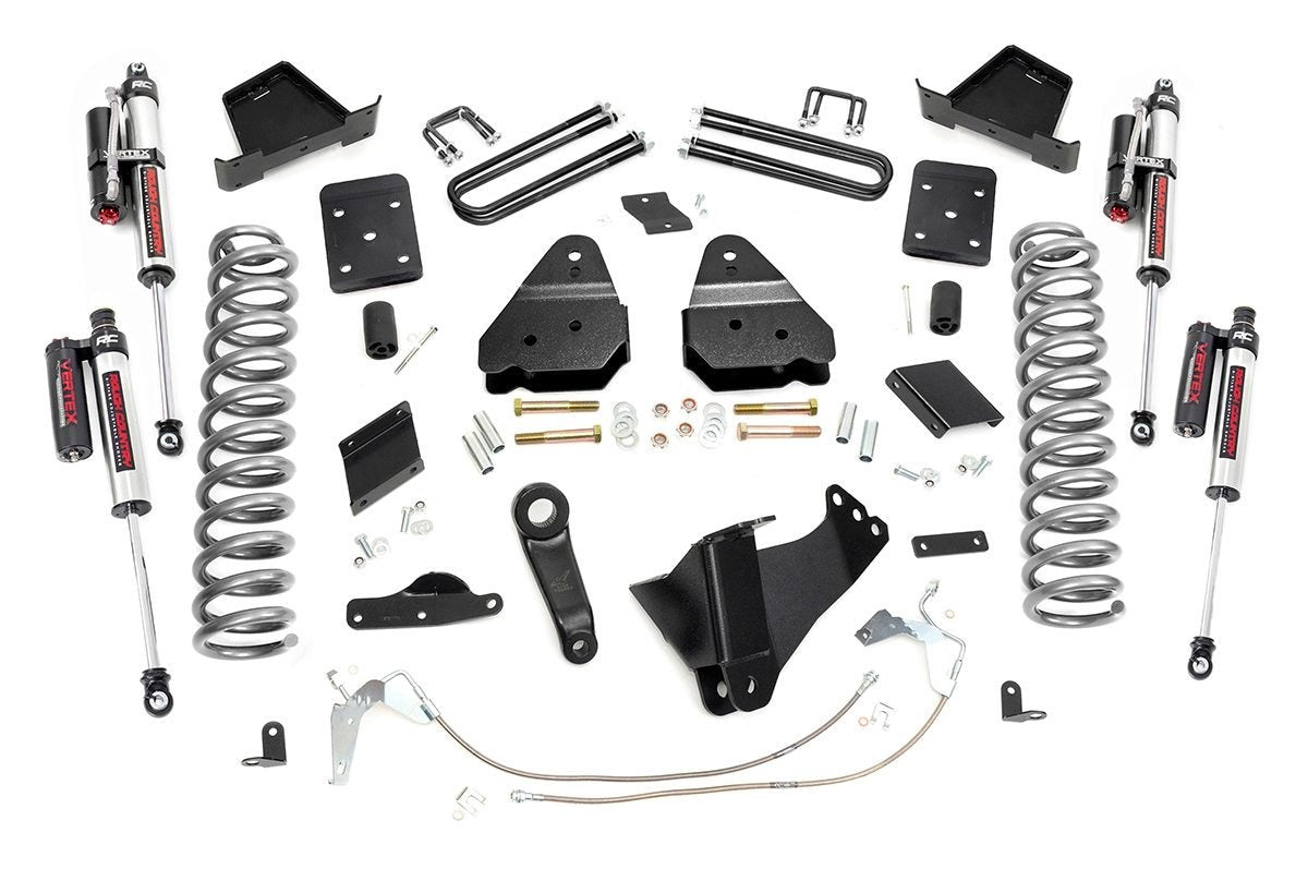 Rough Country 6 Inch Lift Kit Gas Ovld Vertex Fits Ford F-250 Super Duty (15-16) 54950
