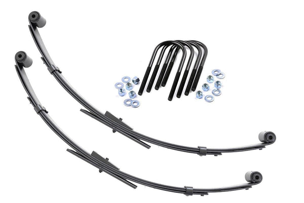 Rough Country Rear Leaf Springs 2.5" Lift Pair compatible with Jeep Wrangler Yj 4Wd (87-95) 8012Kit