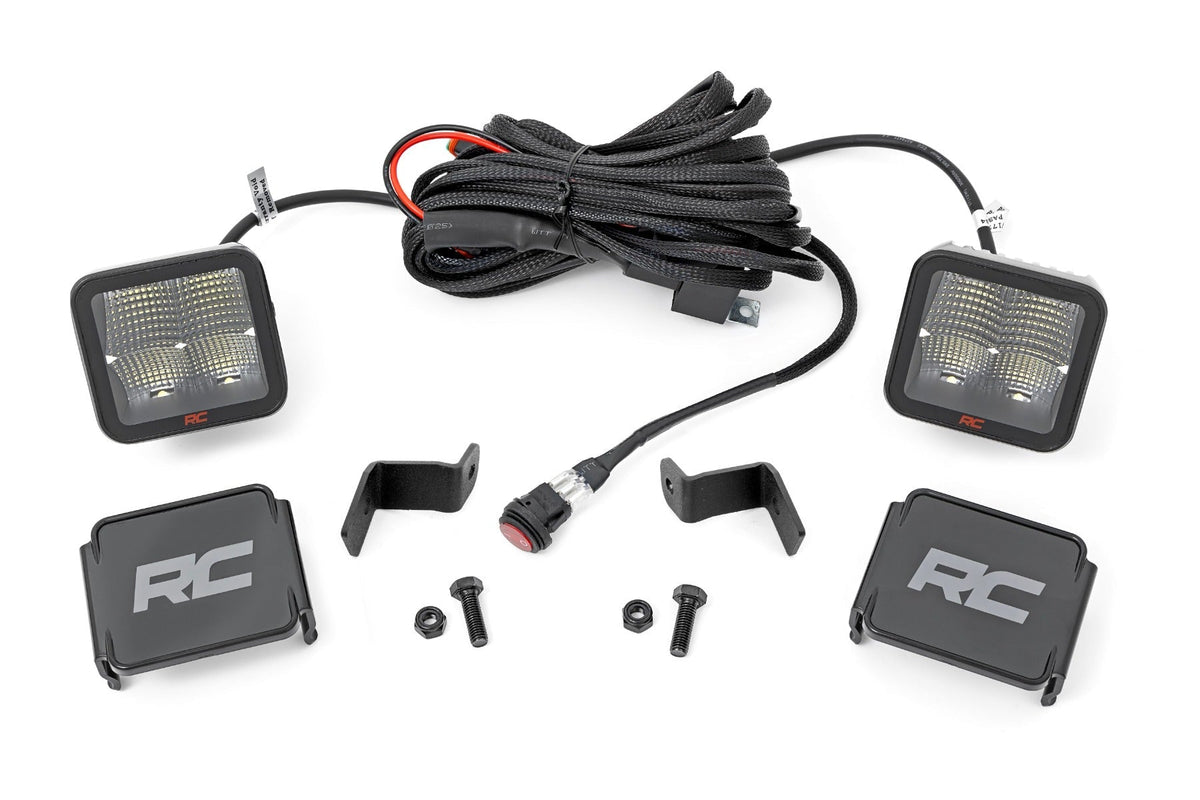 Rough Country Led Light Ditch Mount 2&Quot; Spectrum Pair Spot Fits Ford F-150 (15-23)/F-150 Lightning (2022) 82028