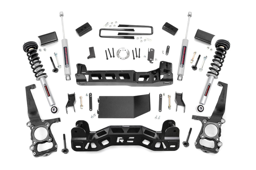 Rough Country 4 Inch Lift Kit N3 Struts Ford F-150 4Wd (2014) 57431