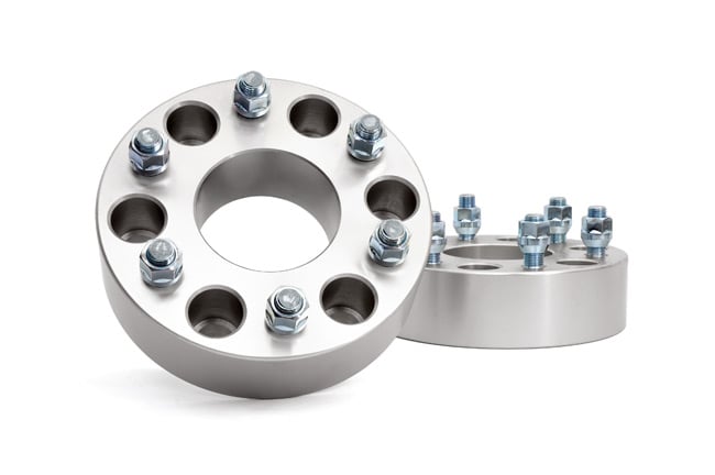 Rough Country 2 Inch Wheel Spacers 6X5.5 Fits Chevy/GMC 1500 Truck & Suv (92-21) 1101