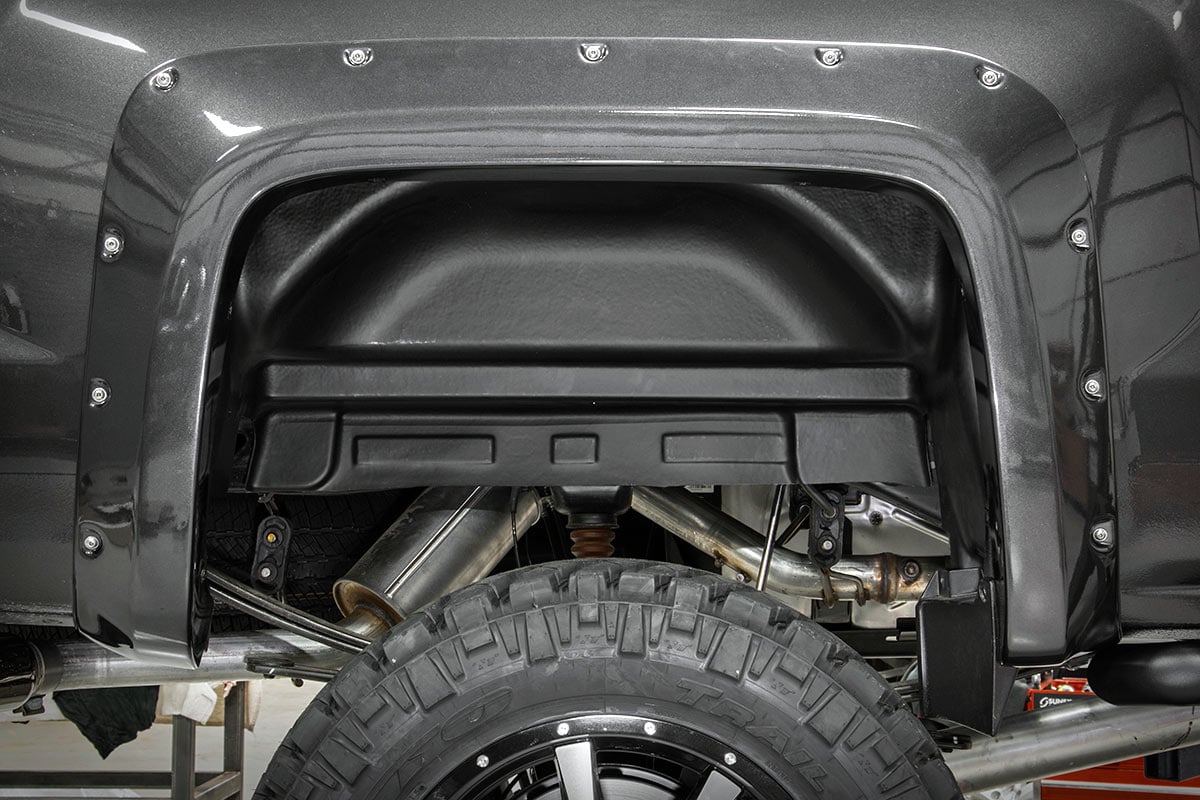 Rough Country Rear Wheel Well Liners Fits GMC Sierra 1500/Sierra 2500HD/Sierra 3500HD (14-19) 4216