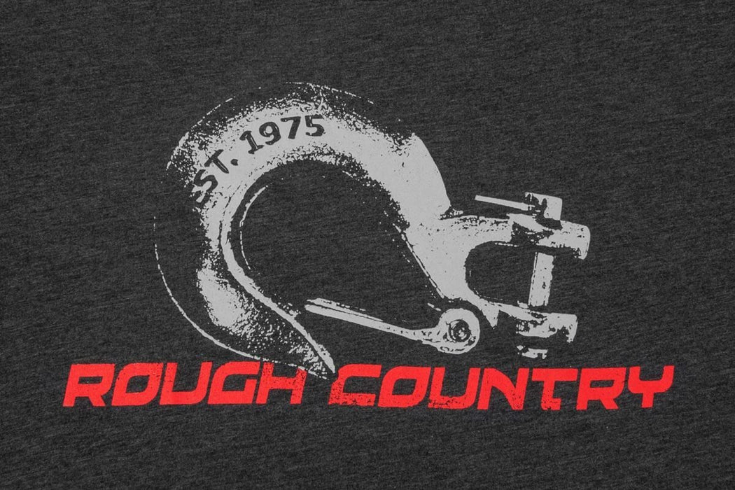 Rough Country T-Shirt | Winch Hook | Black | XL