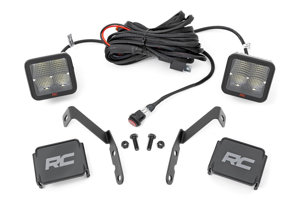 Rough Country Led Light Ditch Mount 2&Quot; Spectrum Pair Spot Chevy 1500 And Chevy/Gmc 2500Hd/3500Hd (07-14) 82059