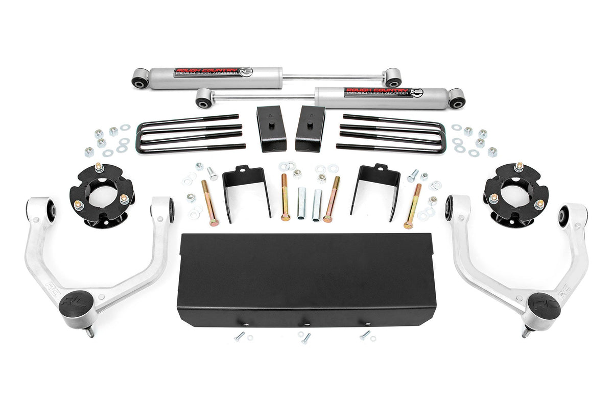 Rough Country 3 Inch Lift Kit N3 Shocks Fits Nissan Titan Xd 2WD/4WD (2016-2023) 83630