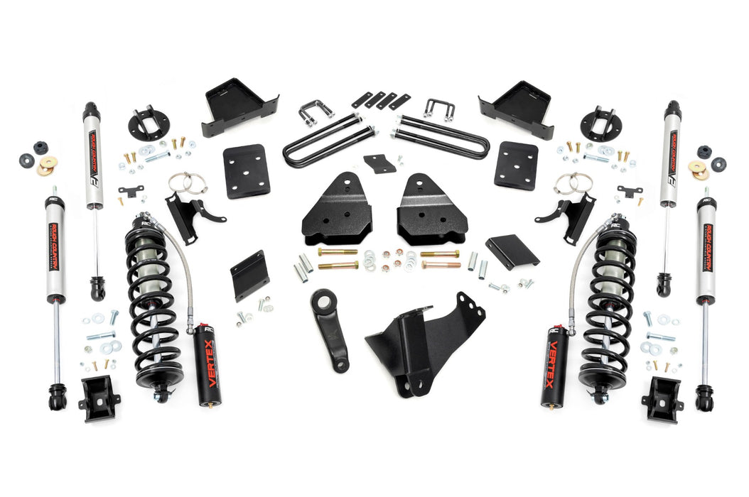 Rough Country 4.5 Inch Lift Kit Ovld C/O V2 Ford F-250 Super Duty (11-14) 56358