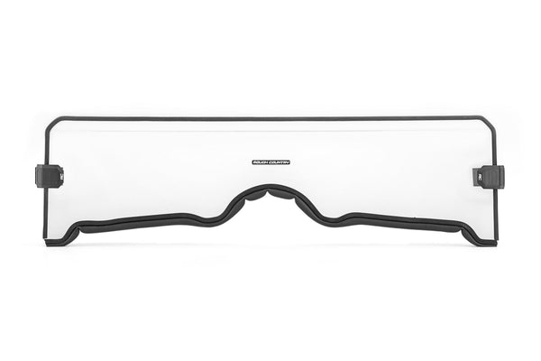 Rough Country Half Windshield Scratch Resistant Yamaha Rhino 450/660/700 98141241A