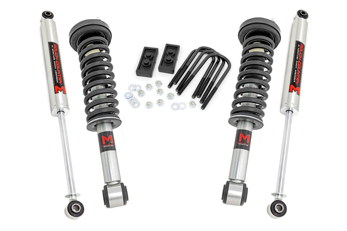 Rough Country 2 Inch Lift Kit M1 Struts/M1 Fits Ford F-150 4WD (2009-2013) 56840