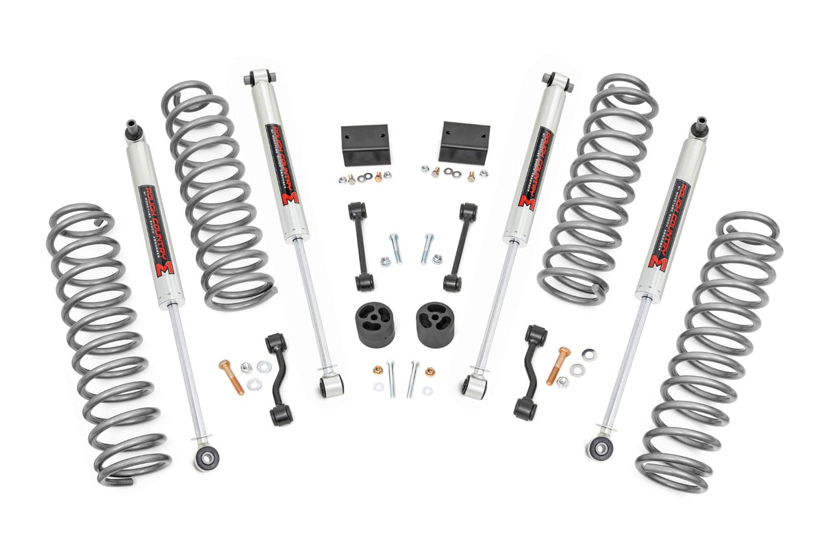 Rough Country 2.5 Inch Lift Kit Coils M1 Fits Jeep Wrangler Jl 4WD (2018-2023) 66640