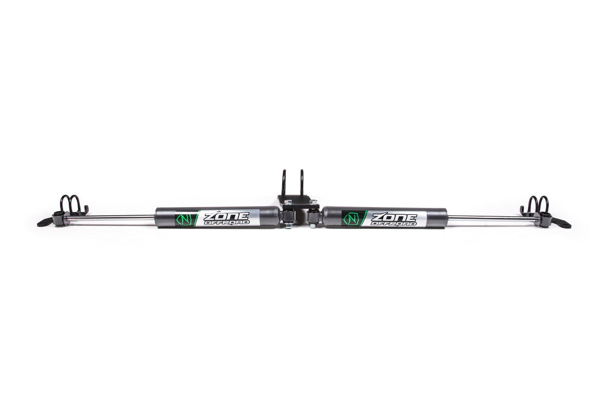 Zone Dual Steering Stabilizer Kit W/ Shocks Jeep Wrangler JL 18-25 And Gladiator JT 20-25 7451